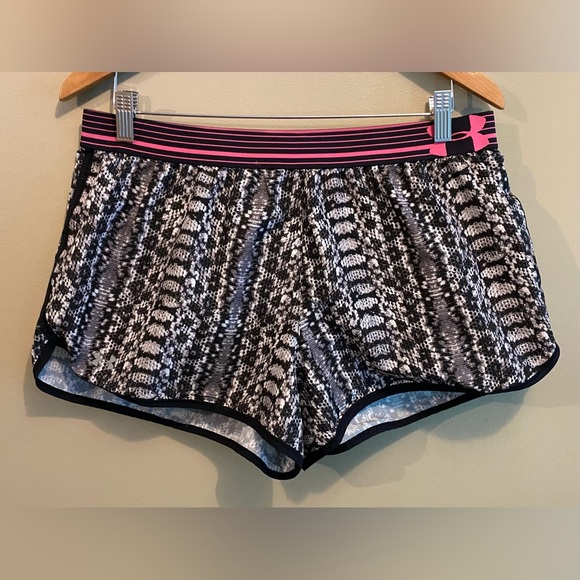 Under Armour: Snakeskin Print Athletic Track Shorts - Picture 9 of 14